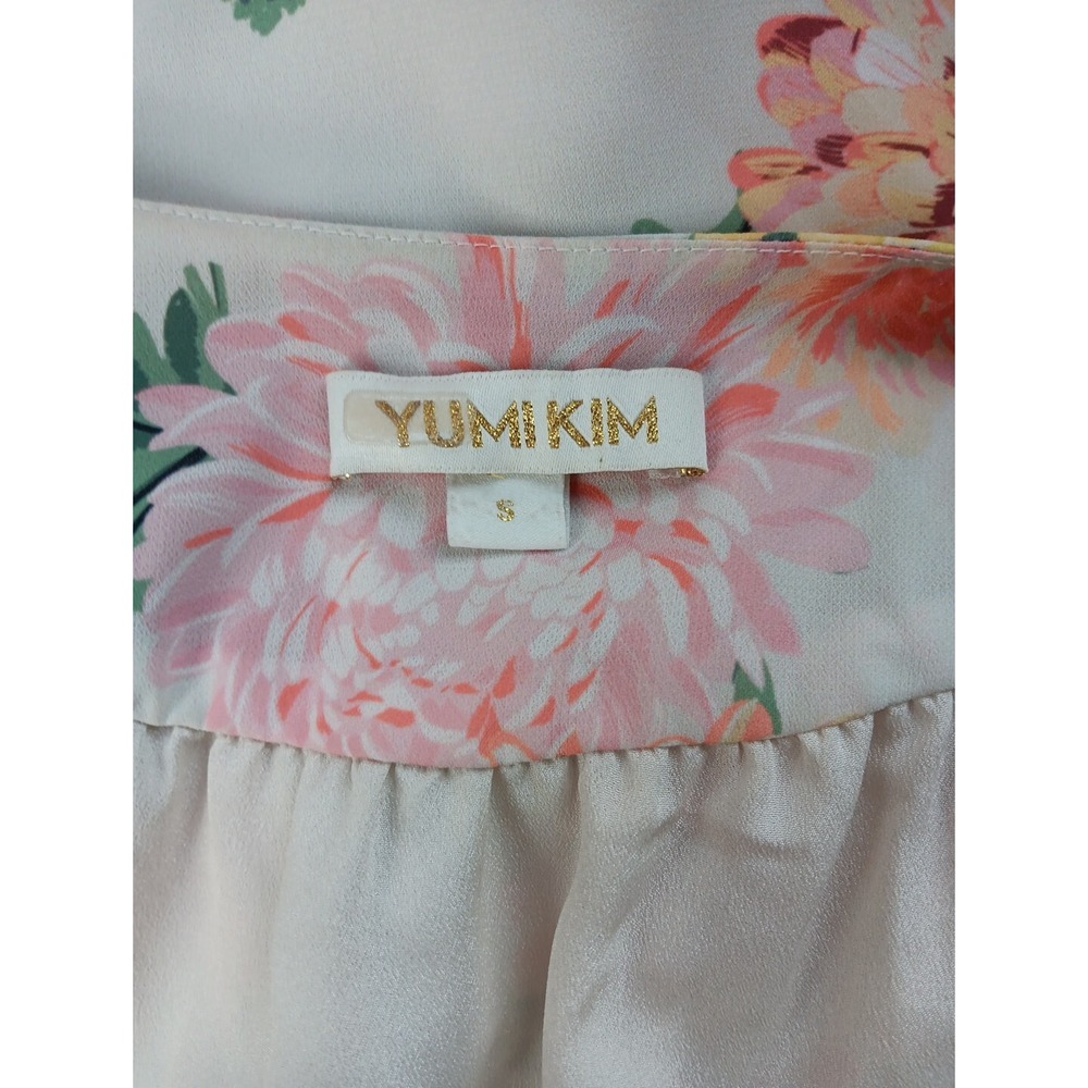 Yumi Kim True Wrap Dress XS High Low Ruffle Midi Romantic Bridal Shower Girly - Picture 8 of 11